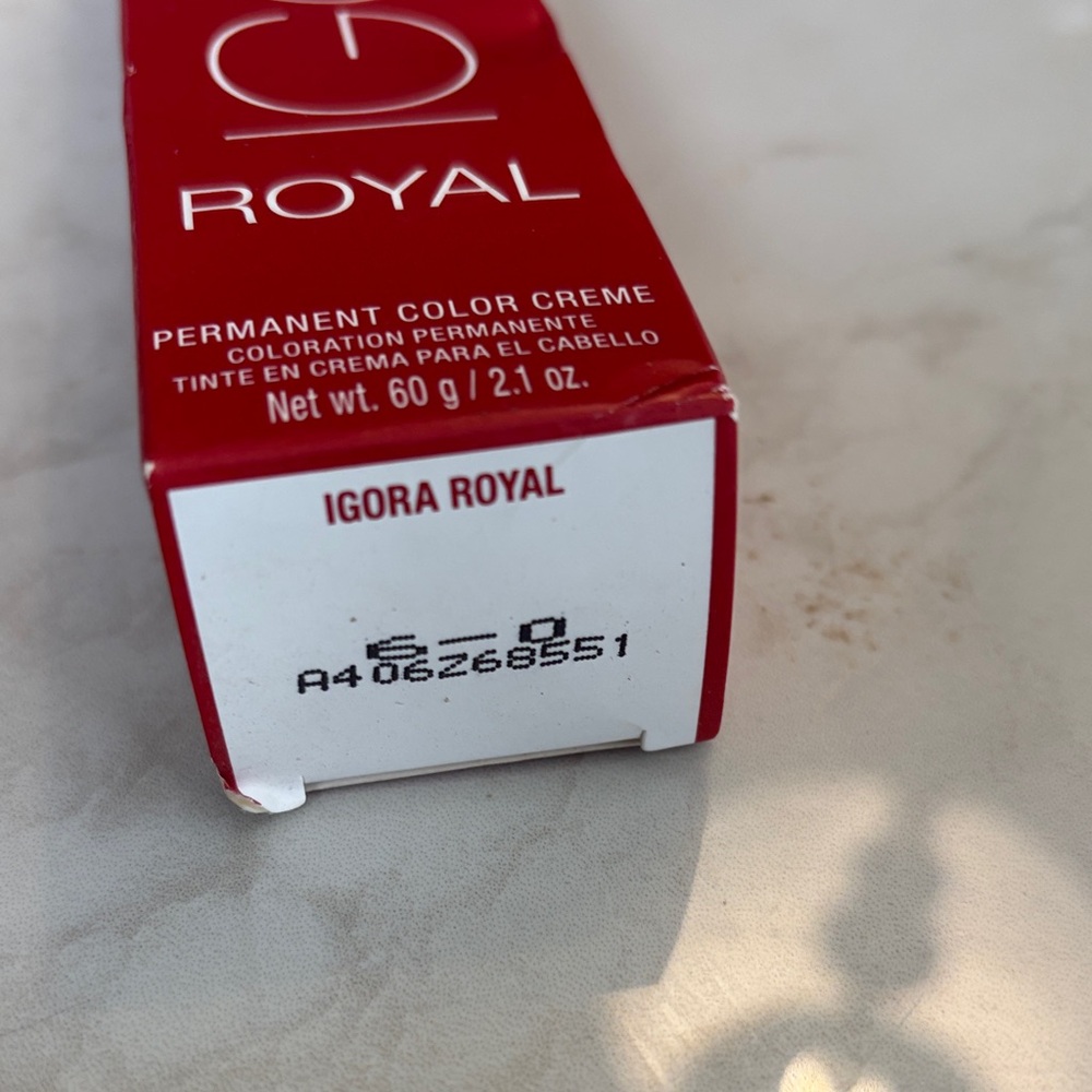 Igora Royal Permanent Hair Color 6-0 * (**see last pic for colour reference)
